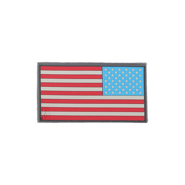 Maxpedition Reverse USA Flag Patch Small Full Color